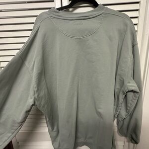 Anine Bing Tyler Satin Sweatshirt